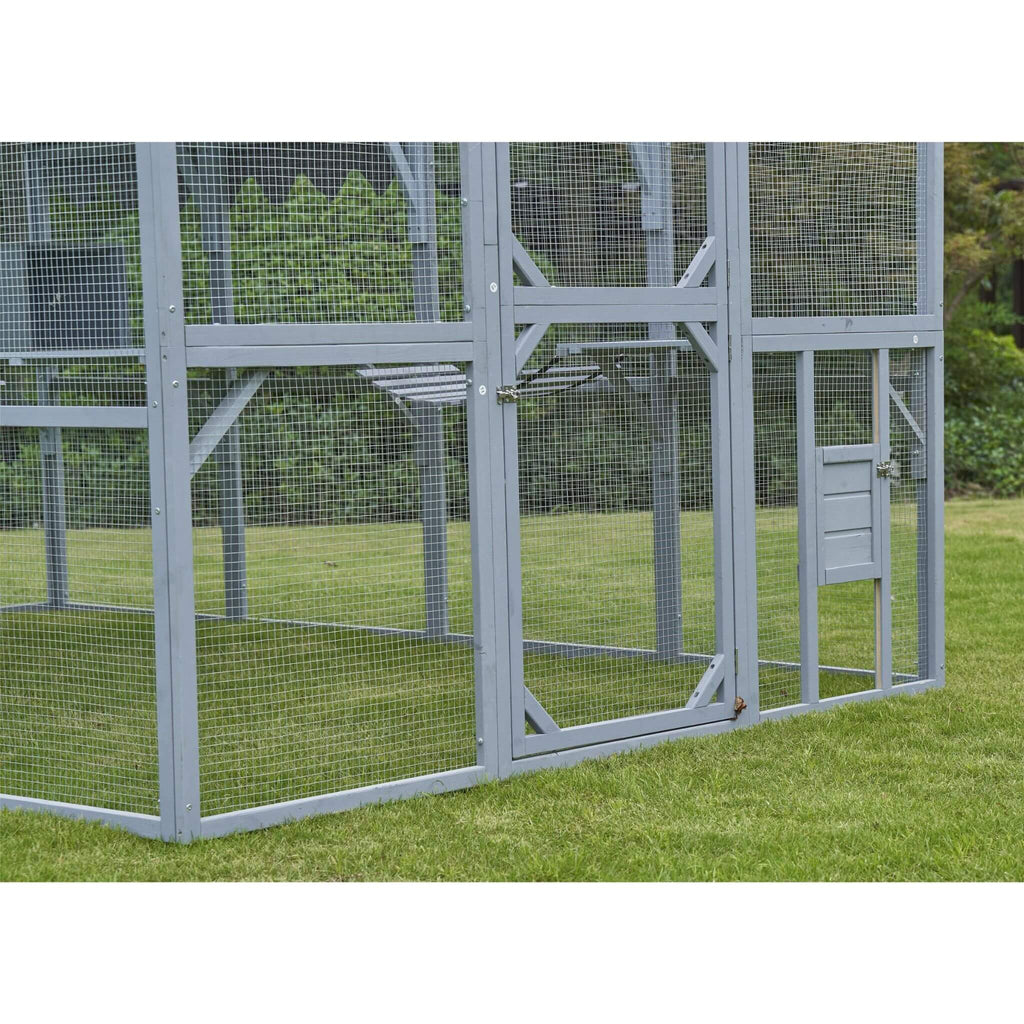 Extra Large Outdoor Cat Kitten Playpen House With Platforms, And Waterproof Cover (SAK55092) - Saksby Wholesale - Design Details