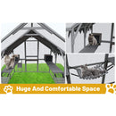 Extra Large Outdoor Cat Kitten Playpen House With Platforms, And Waterproof Cover (SAK55092) - Saksby Wholesale - Huge And Comfortable Space