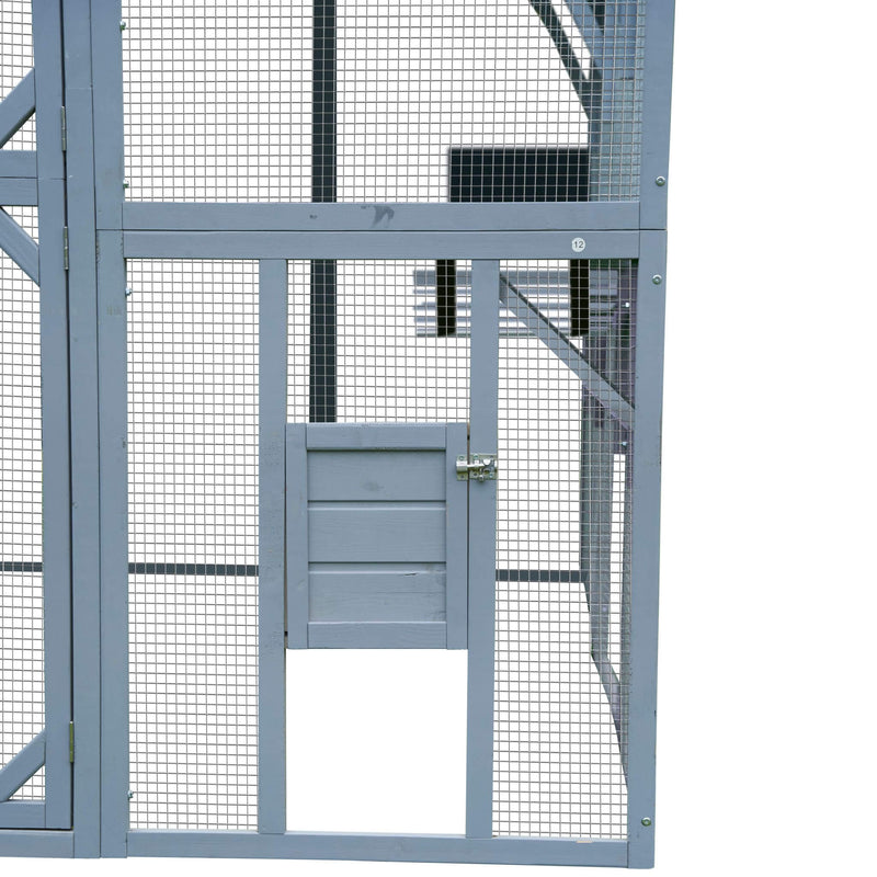Extra Large Outdoor Cat Kitten Playpen House With Platforms, And Waterproof Cover (SAK55092) - Saksby Wholesale - Lock Details