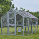 Extra Large Outdoor Cat Kitten Playpen House With Platforms, And Waterproof Cover (SAK55092) - Saksby Wholesale - Outside Setup
