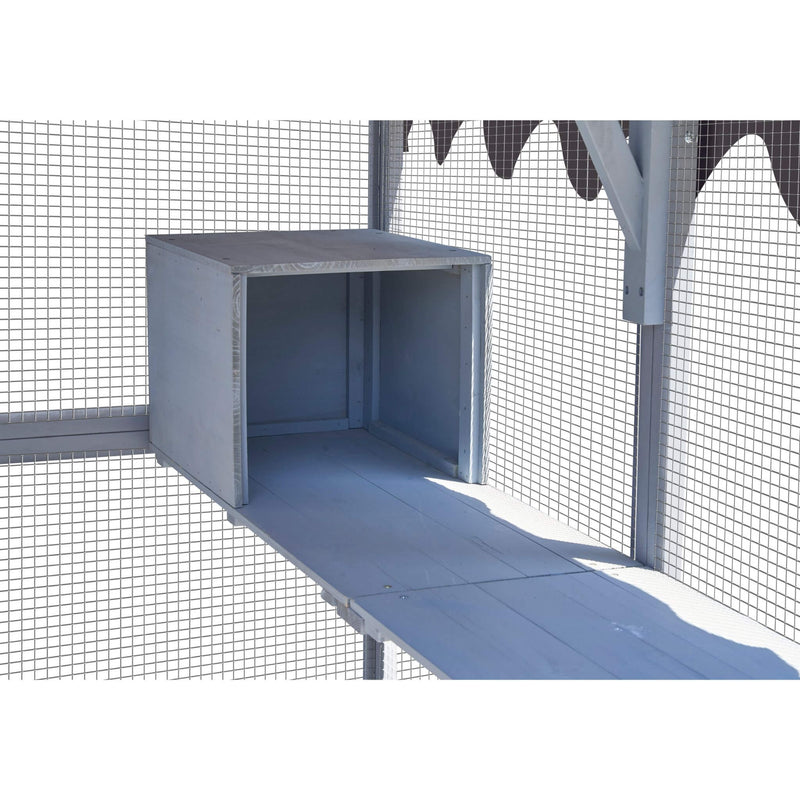Extra Large Outdoor Cat Kitten Playpen House With Platforms, And Waterproof Cover (SAK55092) - Saksby Wholesale - Sleeping House