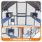 Extra Large Outdoor Cat Kitten Playpen House With Platforms, And Waterproof Cover (SAK55092) - Saksby Wholesale - Spacious Space