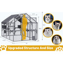 Extra Large Outdoor Cat Kitten Playpen House With Platforms, And Waterproof Cover (SAK55092) - Saksby Wholesale - Structure And Size