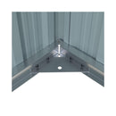 Extra-Large Outdoor Galvanized Steel Outdoor Storage Shed With Skylight Roof (SAK42671) - Saksby Wholesale - Corner Bracket