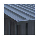 Extra-Large Outdoor Galvanized Steel Outdoor Storage Shed With Skylight Roof (SAK42671) - Saksby Wholesale - Edge Of Roof