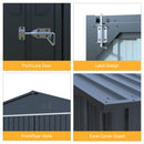 Extra-Large Outdoor Galvanized Steel Outdoor Storage Shed With Skylight Roof (SAK42671) - Saksby Wholesale - Features