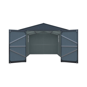 Extra-Large Outdoor Galvanized Steel Outdoor Storage Shed With Skylight Roof (SAK42671)