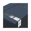 Extra-Large Outdoor Galvanized Steel Outdoor Storage Shed With Skylight Roof (SAK42671) - Saksby Wholesale - Skylight