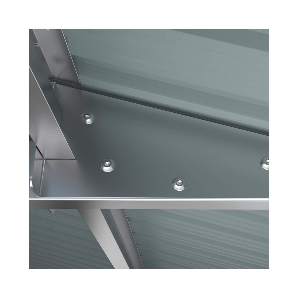 Extra-Large Outdoor Galvanized Steel Outdoor Storage Shed With Skylight Roof (SAK42671) - Saksby Wholesale - Support