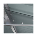 Extra-Large Outdoor Galvanized Steel Outdoor Storage Shed With Skylight Roof (SAK42671) - Saksby Wholesale - Support