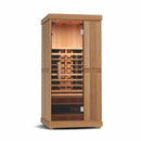 FINNMARK 1-Person FullSpectrum Home Infrared Sauna With Bluetooth Audio (SAK18374) - SAKSBY With Clear Lightning