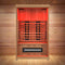 FINNMARK 2-Person Full-Spectrum Home Infrared Sauna With Built In LCD Touchscreen Controller (SAK94731) - SAKSBY Inside View