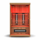 FINNMARK 2-Person Full-Spectrum Home Infrared Sauna With Built In LCD Touchscreen Controller (SAK94731) - SAKSBY Front View