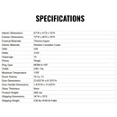 Finnmark FD-3 Full Spectrum 4-Person Capacity Home Infrared Sauna With Adjustable Sauna Feet [FD-KN003] (SAK52689)  - Saksby Wholesale -  Specifications View