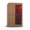 FINNMARK FD-4 Trinity 2 Person Home Sauna With Infrared And 120V Traditional Heater (SAK41865) - SAKSBY Front Right View