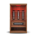 FINNMARK FD-4 Trinity 2 Person Home Sauna With Infrared And 120V Traditional Heater (SAK41865) - Saksby Wholesale - Front View