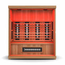 FINNMARK Full Spectrum 4 Person Capacity Home Infrared Sauna With Adjustable Sauna Feet (SAK52689) - SAKSBY Front View