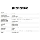 Finnmark SoulCold™ Premium 1-Person Cold And Hot Plunge With Cover (SAK85319) - Saksby Wholesale - Chiller Specifications