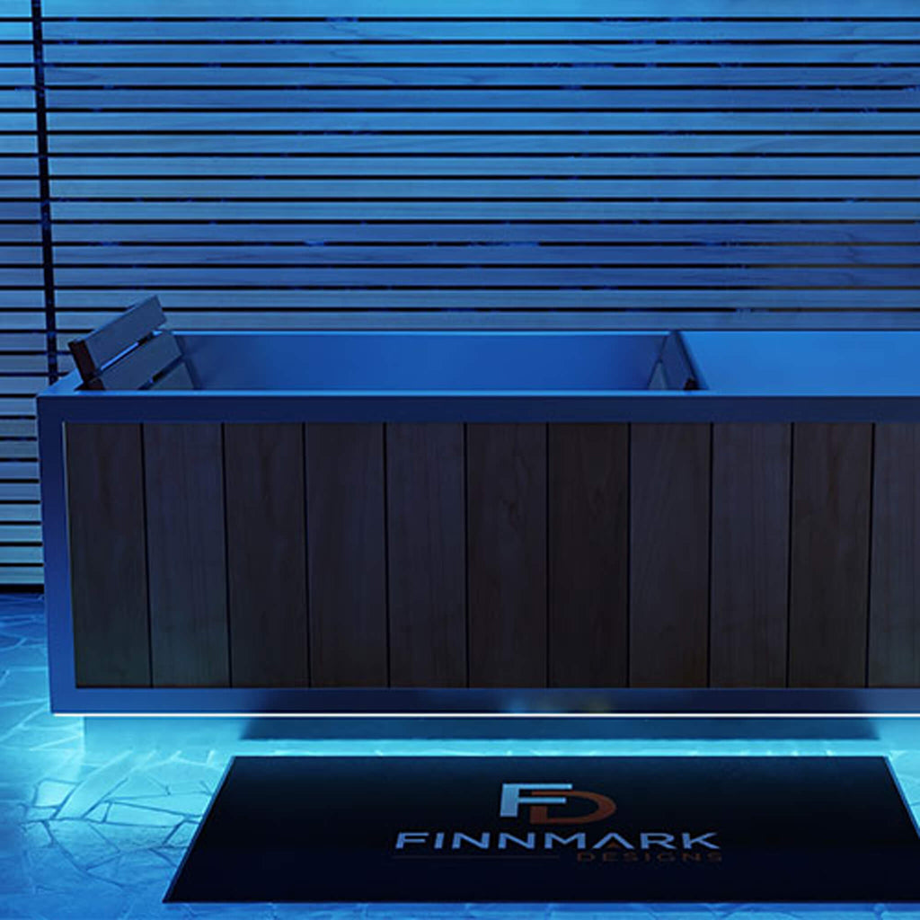 Finnmark SoulCold™ Premium 1-Person Cold And Hot Plunge (SAK85319) - Saksby Wholesale - Lifestyle Side View
