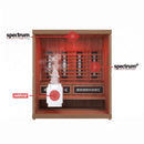FINNMARK Trinity XL Home Infrared Sauna With Traditional Sauna Heater And  4 Person Capacity (SAK37258) - Saksby Wholesale - Features View