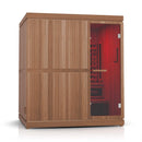 FINNMARK Trinity XL Home Infrared Sauna With Traditional Sauna Heater And  4 Person Capacity (SAK37258) - Saksby Wholesale - Infrared Light View