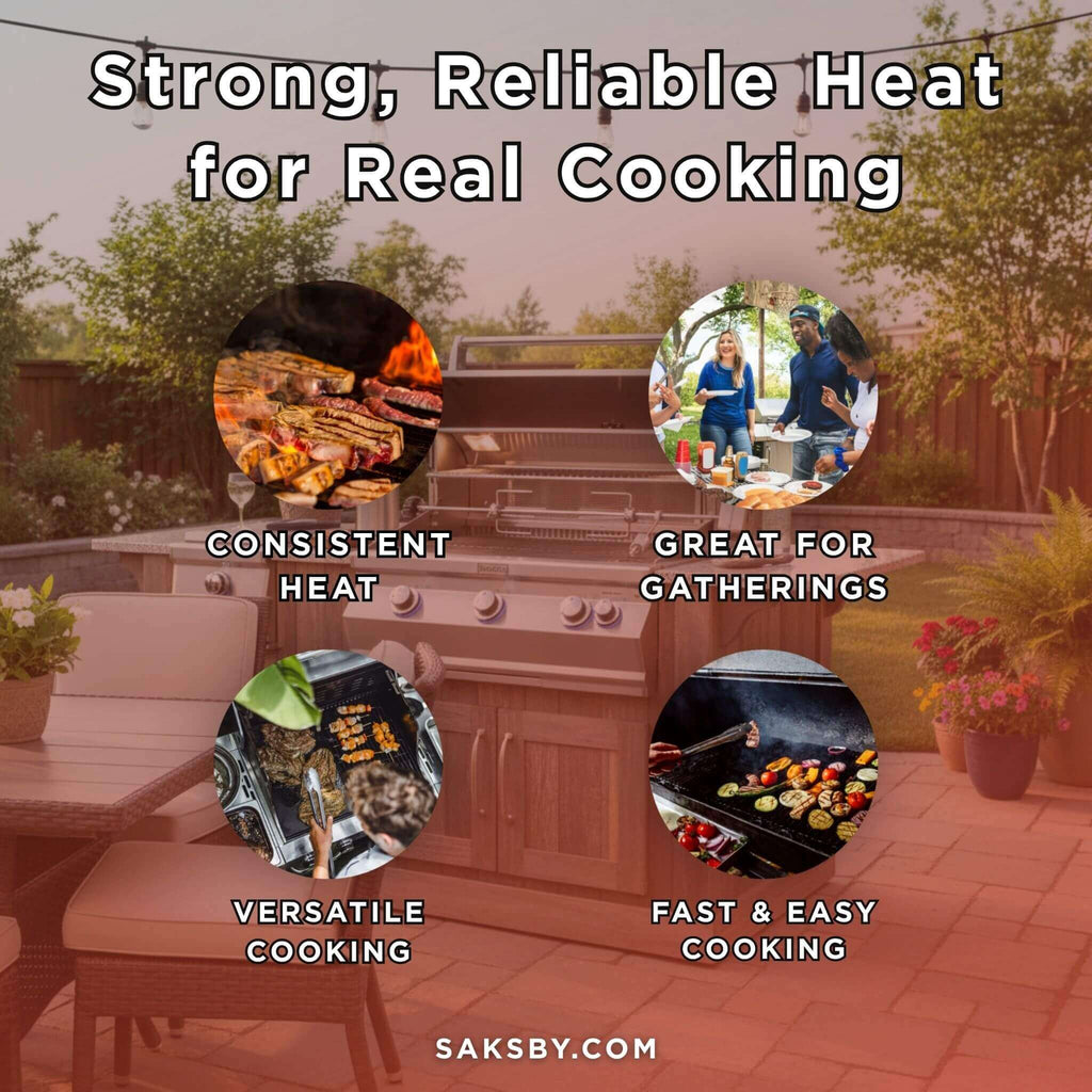 Fire Magic Aurora Multi-User Built-In Grill With Analog Thermometer & Rotisserie Kit, 36" [A790I-8EAN/P] (SAK42701) - Saksby Wholesale - Outcomes