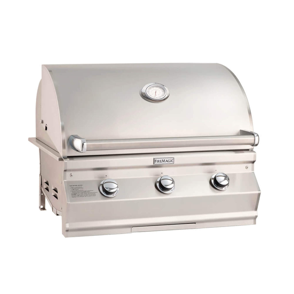 Fire Magic Choice Multi-User Built-In Grill With Analog Thermometer, 30" [CM540I-RT1N/P] (SAK91748) - Saksby Wholesale - Front Right Close Cover View