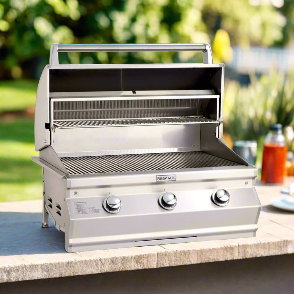 Fire Magic Choice Multi-User Built-In Grill With Analog Thermometer, 30" [CM540I-RT1N/P] (SAK91748) - Saksby Wholesale - Garden View