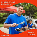 Fire Magic Choice Multi-User Built-In Grill With Analog Thermometer, 30" [CM540I-RT1N/P] (SAK91748) - Saksby Wholesale - Lifestyle Image