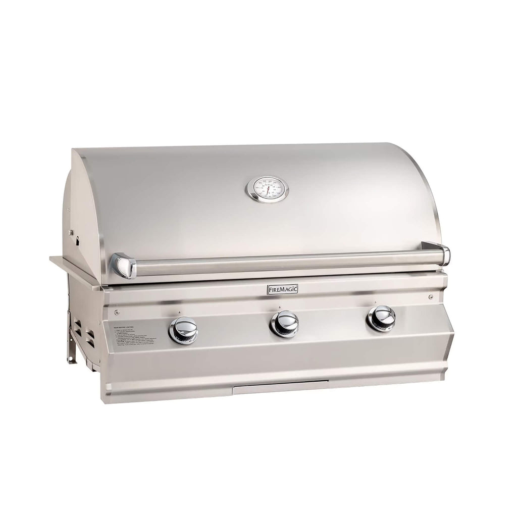 Fire Magic - CM650I-RT1N - Choice Multi-User 36-Inch Built-In Natural Gas Grill - Side Front View