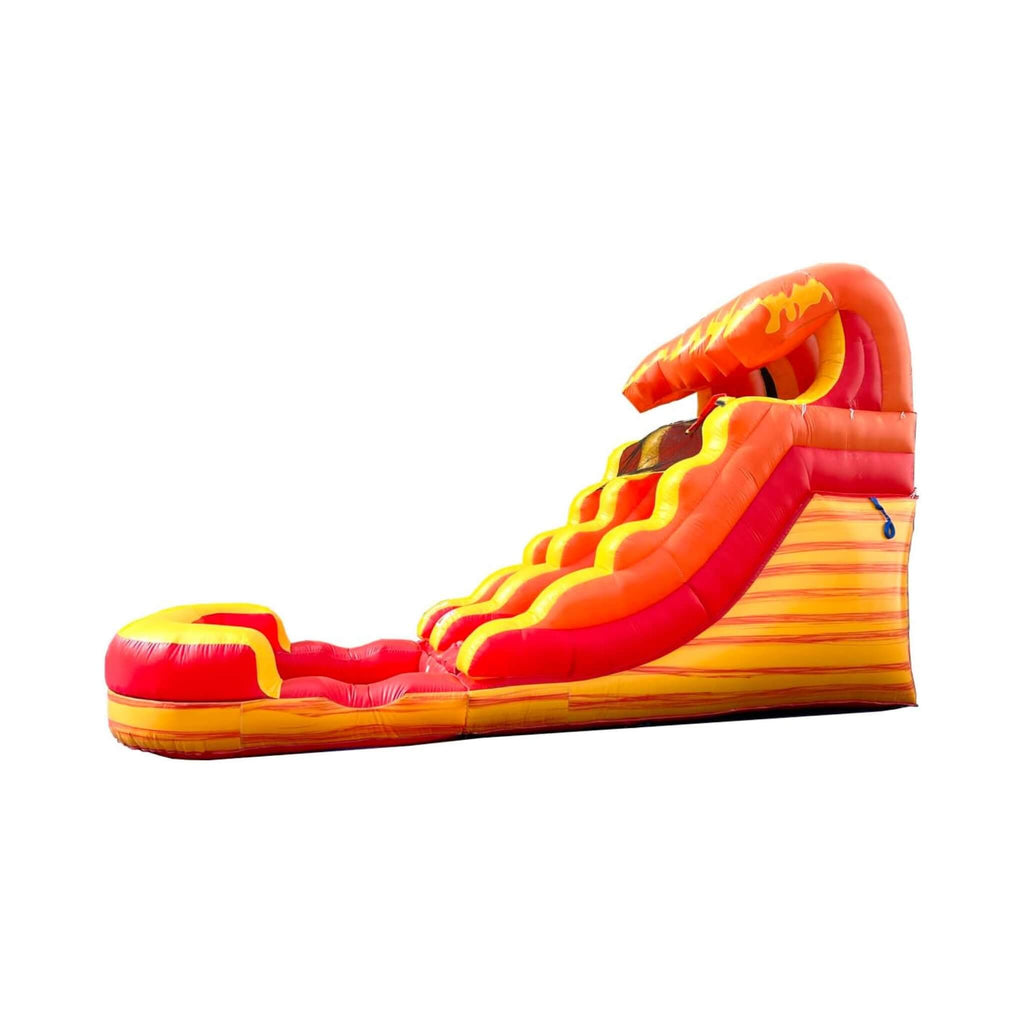 Fire Marble Inflatable Water Slide With Pool And Blower (SAK34567) - Saksby Wholesale - Right Side VIew