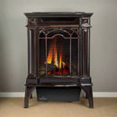 Napoleon Arlington 20 Cast Iron Millivolt Ignition Majolica Brown Natural Gas Stove, 19" [GDS20NNSB] (SAK43798) - Saksby Wholesale - Front View In Freestanding Lifestyle Image