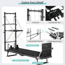 Foldable Dual Resistance Pilates Reformer Machine With Tower (SAK96041) - Saksby Wholesale - Parts Function Details