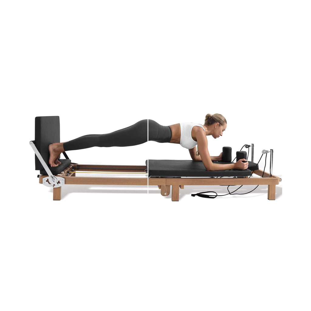 Core Pilates Apex Foldable Dual Resistance Pilates Reformer With Jumpboard (SAK83914)