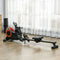 Foldable Water Rowing Machine With Adjustable Resistance, Wheels, LCD Monitor And Tablet Holder (SAK53758) - Saksby Wholesale - Lifestyle
