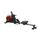 Foldable Water Rowing Machine With Adjustable Resistance, Wheels, LCD Monitor And Tablet Holder (SAK53758) - Saksby Wholesale - Side View In White Background