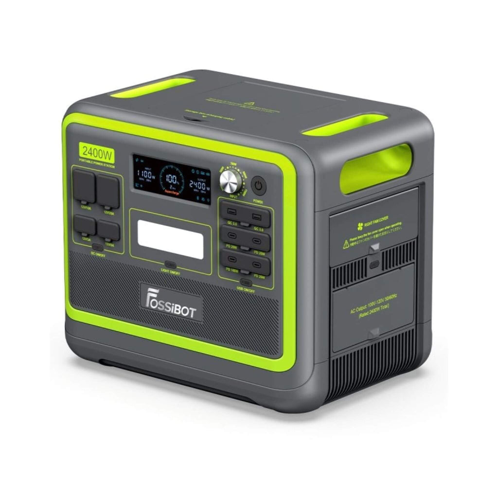 FOSSiBOT F2400 Portable Power Station With Ultra-Fast Charging & Quiet Operation, 2400W (SAK22841) - Saksby Wholesale - Left View