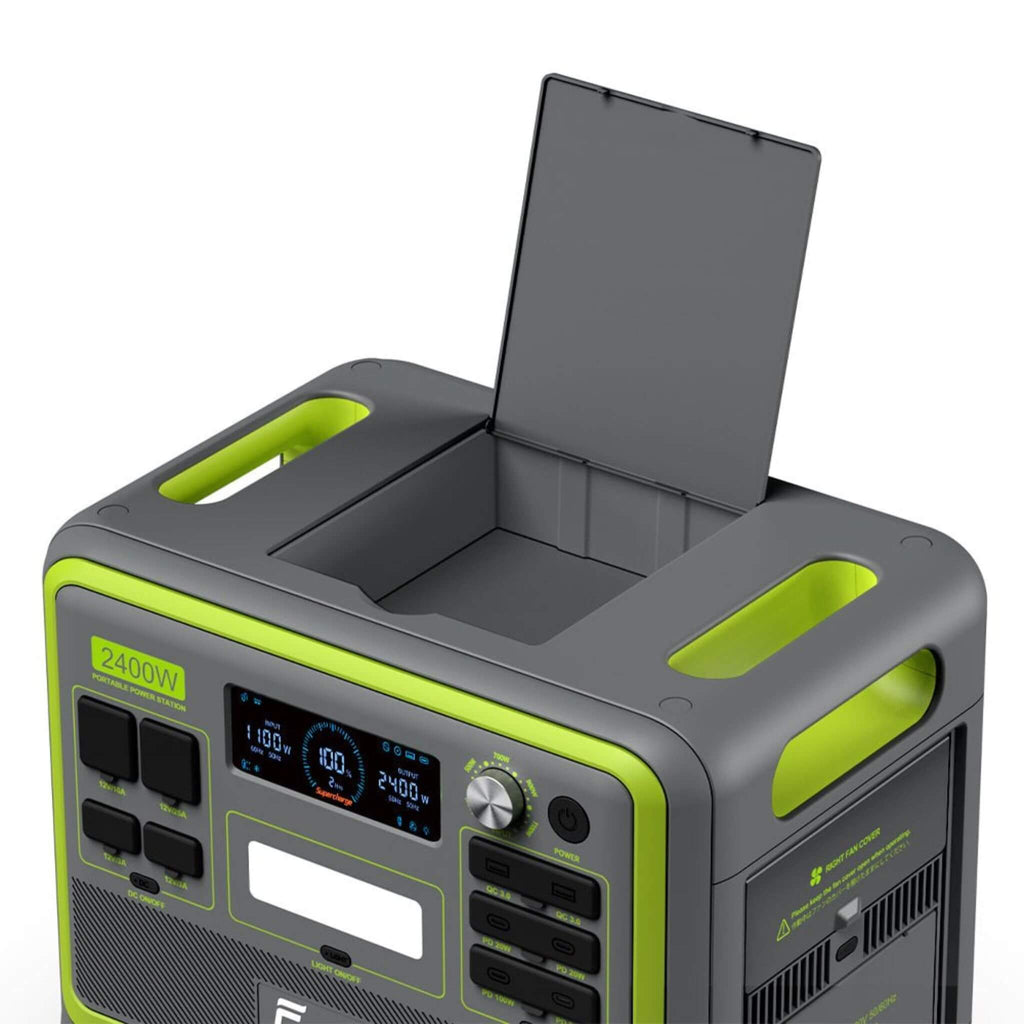 FOSSiBOT F2400 Portable Power Station With Ultra-Fast Charging & Quiet Operation, 2400W (SAK22841) - Saksby Wholesale - Portable Power Stations - Top View