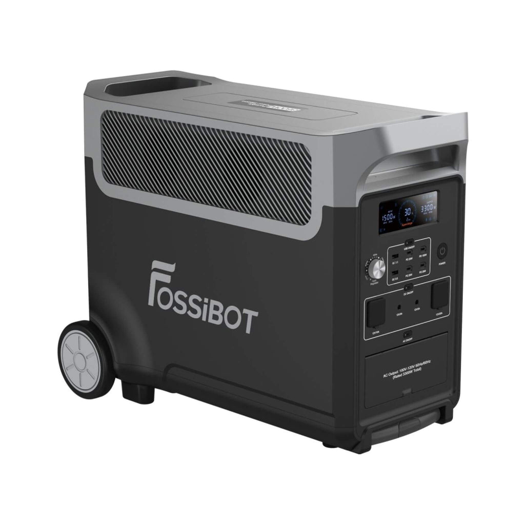 FOSSiBOT F3600 Portable Power Station With 2.2KW Input & 3.6KW Output Power (SAK51935) - Saksby Wholesale - Front Side View