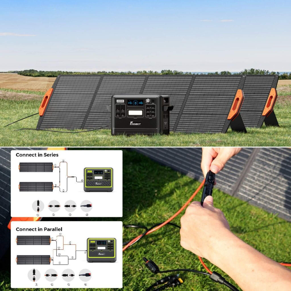 Fossibot F3600 + SP200 | Solar Generator Bundle Kit (SAK69184) - Saksby Wholesale - Lifestyle Images