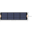 Fossibot SP200 Light Weight Foldable Waterproof Solar Panel With Kickstand, 200W (SAK32145) - Saksby Wholesale - Dimensions View