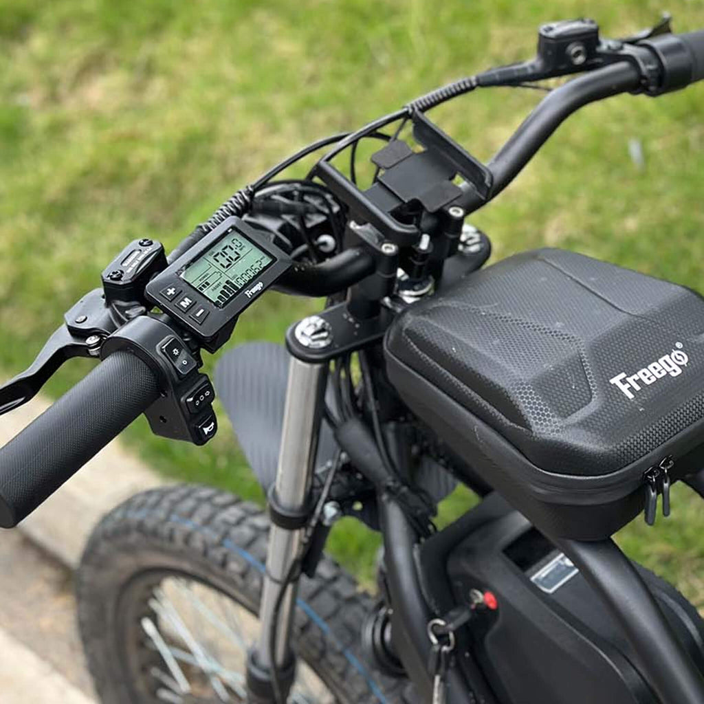 Freego Nova 3 Mid Drive All Terrain 28 MPH Speed Electric Motorcycle, 3000W  (SAK19582) SAKSBY - Gears View