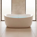 Freestanding Whirlpool Air Bubble LED Massage Bathtub (SAK84026) - Saksby Wholesale - Lifestyle Front View In Bathroom