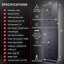 Full-Body Dual-Chip Clinical-Grade Red Light Therapy Panel (SAK63480) - Saksby Wholesale - 1008LED Model Specifications