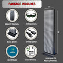 Full-Body Dual-Chip Clinical-Grade Red Light Therapy Panel (SAK63480) - Saksby Wholesale - Package Inclusions And Dimensions