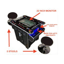 Full-Size Commercial Grade 2-Player Retro Arcade Machine With 60 Games And Stools (SAK86197)  - Saksby Wholesale - Parts View