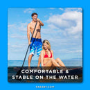 GoPlus 11FT Inflatable Stand Up Surfboard Paddle Board W/ Aluminum Paddle (SAK58739) - Saksby Wholesale - Outcome