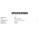 GoPlus 11FT Inflatable Stand Up Surfboard Paddle Board W/ Aluminum Paddle (SAK58739) - Saksby Wholesale - Specifications