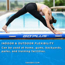 GoPlus Heavy-Duty 10FT Inflatable Gymnastic Tumbling Air Mat W/ Electric Pump (SAK22380) - Saksby Wholesale - For Indoor And Outdoor Use