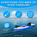 GoPlus 11FT Long Inflatable Blow Up Kayak With Paddle & Hand Pump (SAK32801) - Saksby Wholesale - Accessories